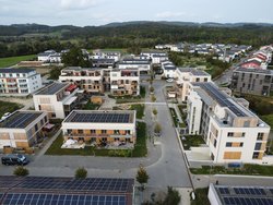Blick auf die Anlage der WiGe in Radolfzell