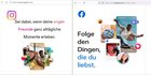 Das Bild zeigt die Titelbilder von Instagramm und Facebook