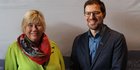 Sylvia Pilarsky-Grosch und Johannes Enssle, Landesvorsitzende BUND und NABU, Stuttgart